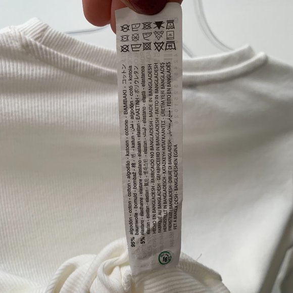 ZARA ribbed long sleeve bodysuit - Picture 8 of 14